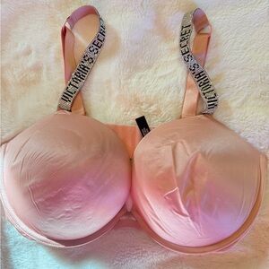 Victoria's Secret Pink Bra with Embellished Straps 38DD
